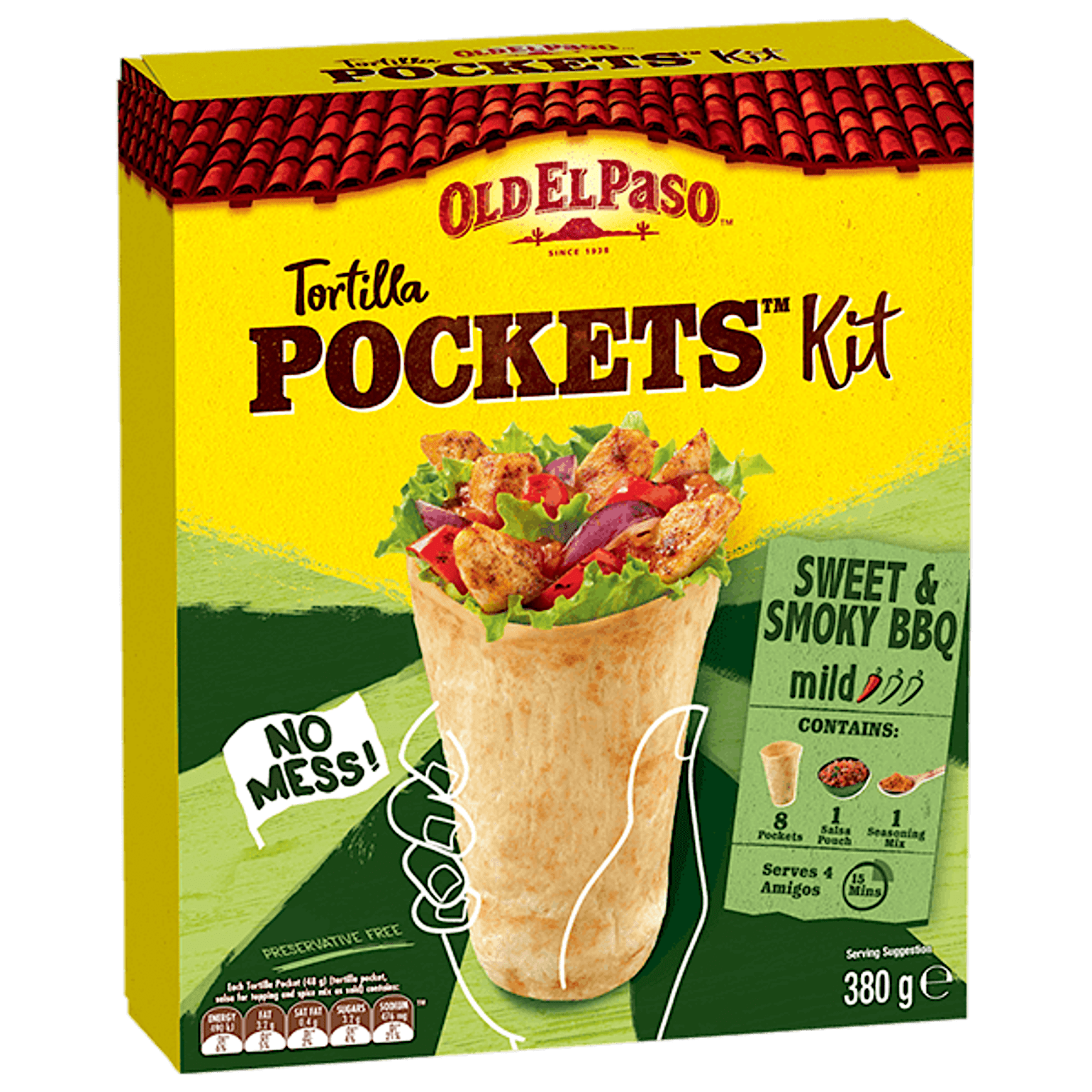 Old El Paso Tortilla Pockets Kit™ Sweet & Smoky BBQ